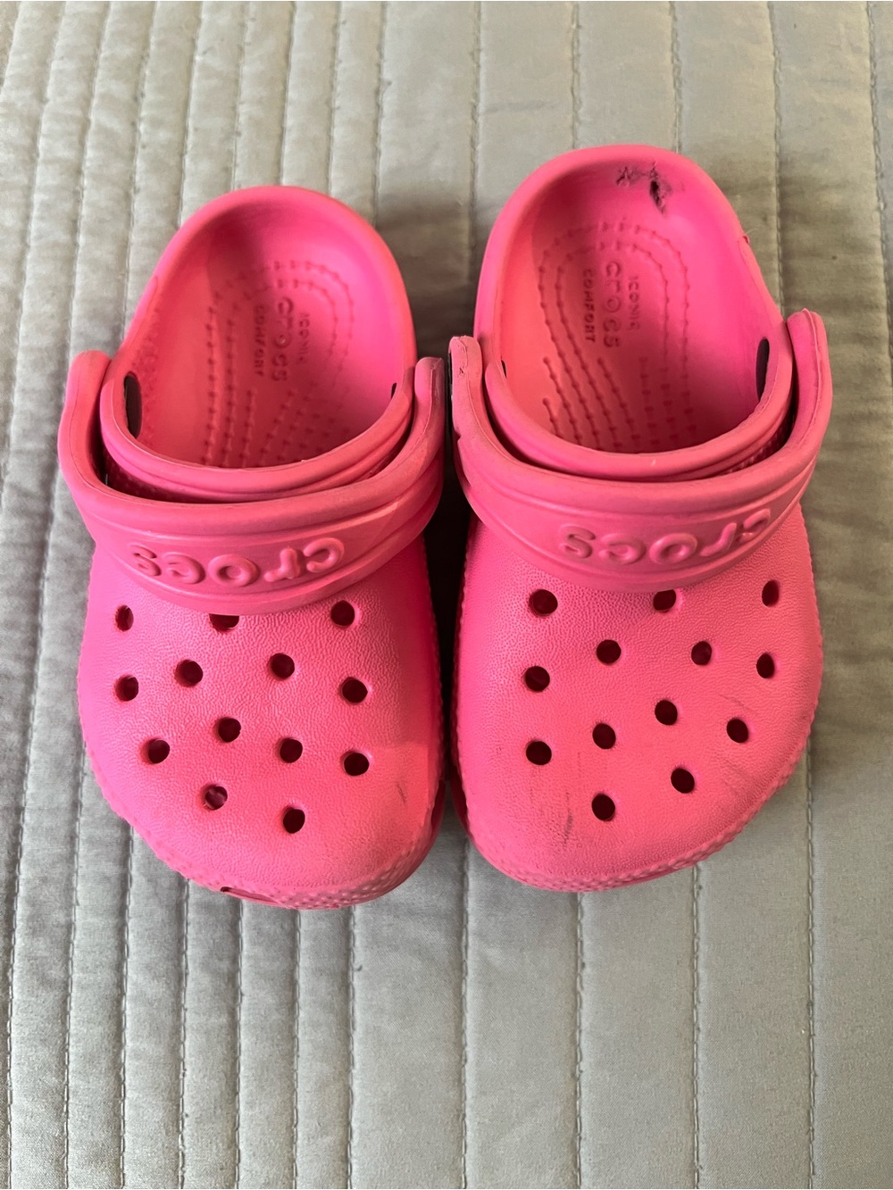 CROCS Kids' Slip-On Clog in Bright Pink